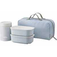 Thermos Insulated Lunch Box Kit 5 pics - Sky Blue